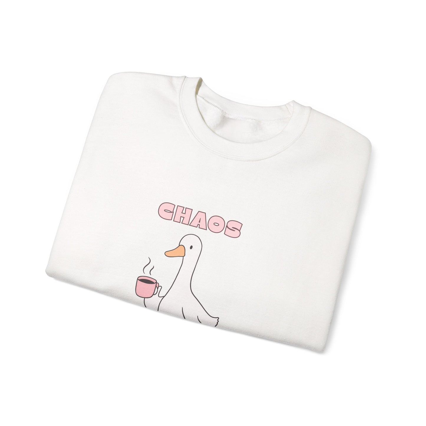 Chaos Coordinator Sweatshirt - Cute Goose Graphic Crewneck