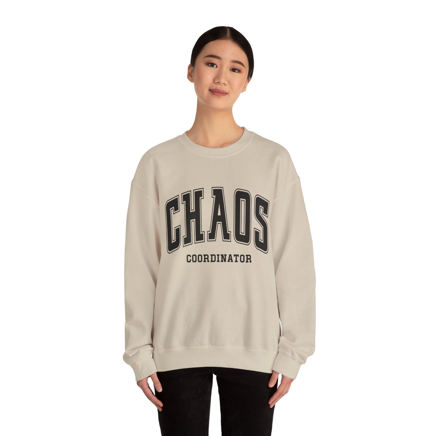 Classic White Crewneck Sweatshirt