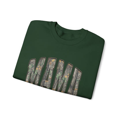 Mama Floral Logo Crewneck Sweatshirt — Checkerboard Accent