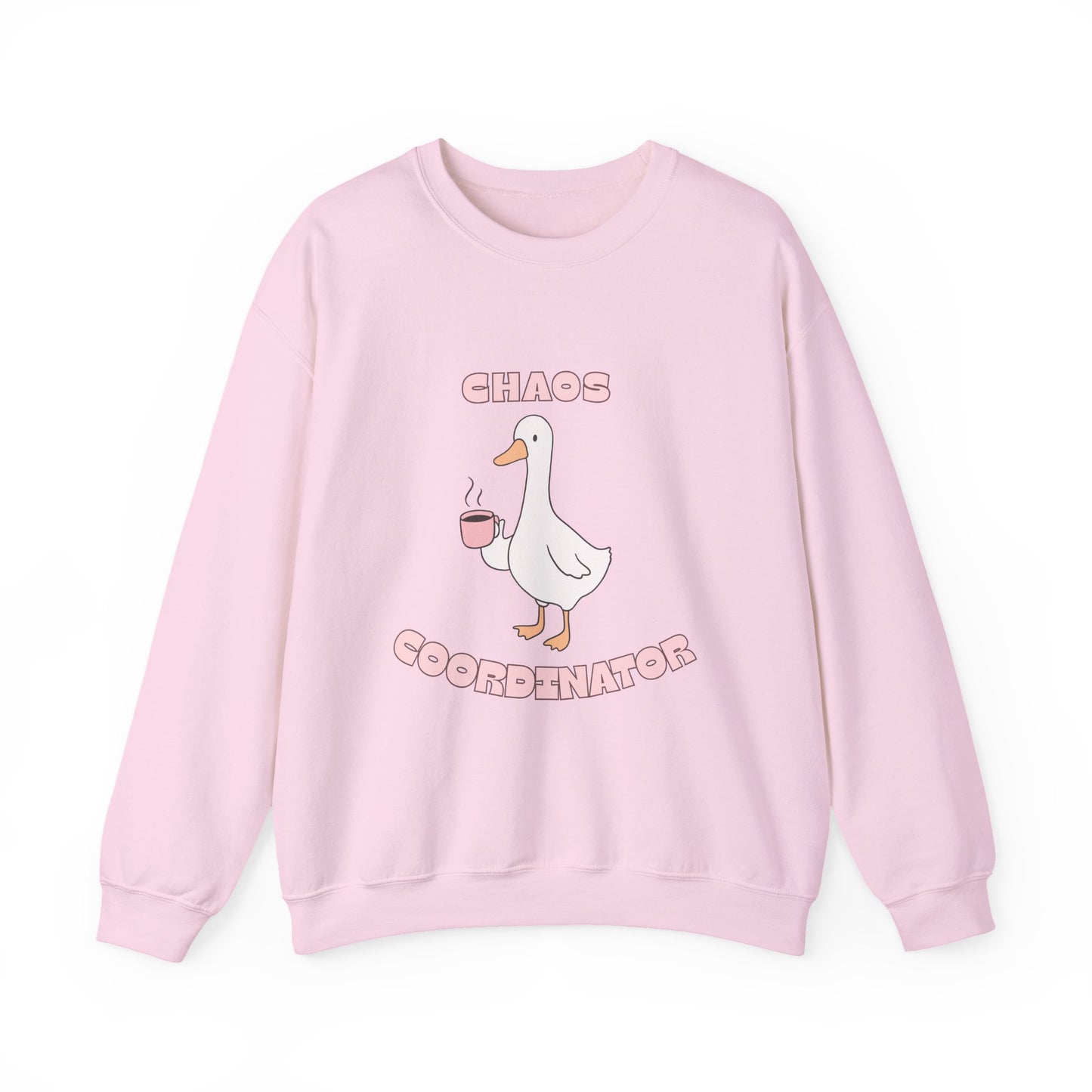 Chaos Coordinator Sweatshirt - Cute Goose Graphic Crewneck