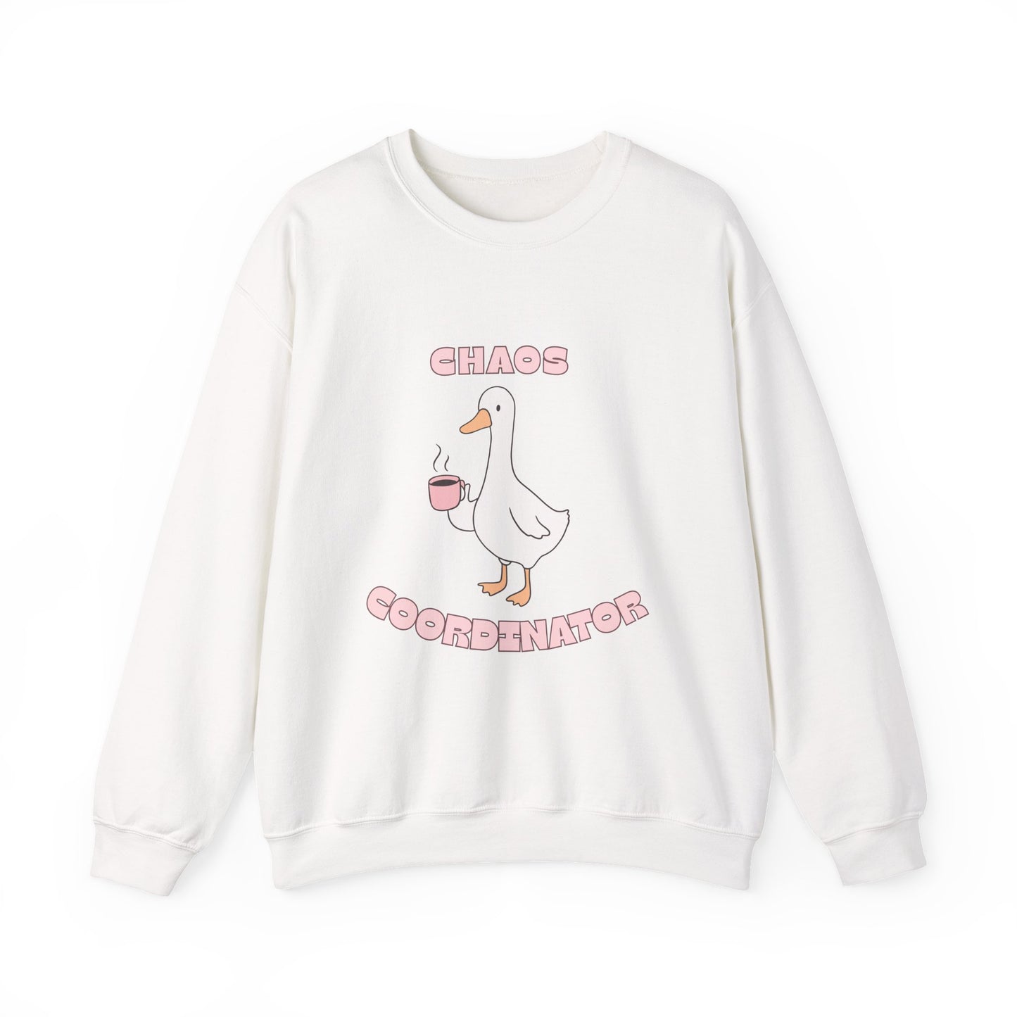 Chaos Coordinator Sweatshirt - Cute Goose Graphic Crewneck