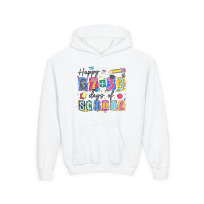 Happy 100th  Days of School Youth Hoodie – Colorful Back-to-School Sweatshirt